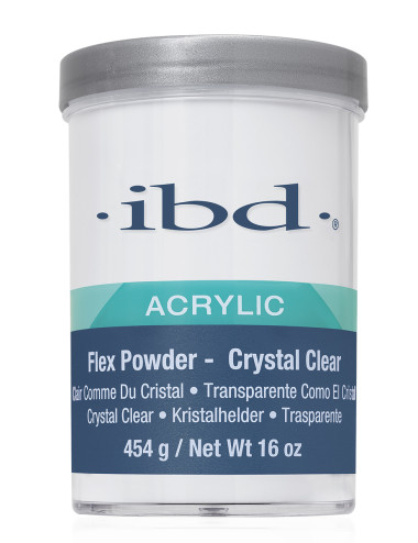 IBD Puder Akrylowy FLEX CRYSTAL CLEAR 454g / 16 Oz