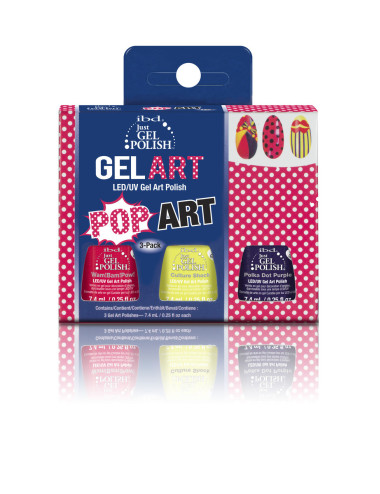 IBD Just Gel Polish Pop Art Gel Art 3-Pack