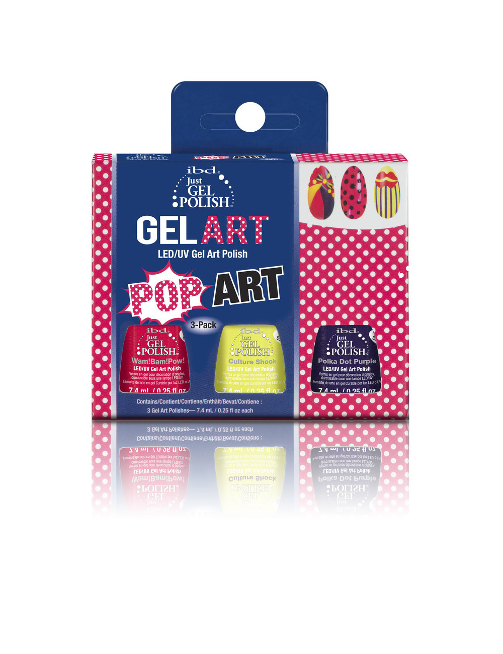 IBD Just Gel Polish Pop Art Gel Art 3-Pack