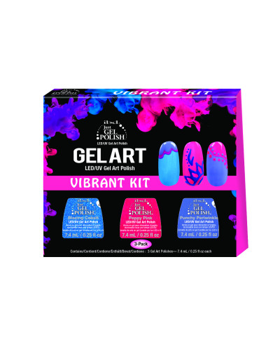 IBD Gel Art Vibrant Kit - 3szt