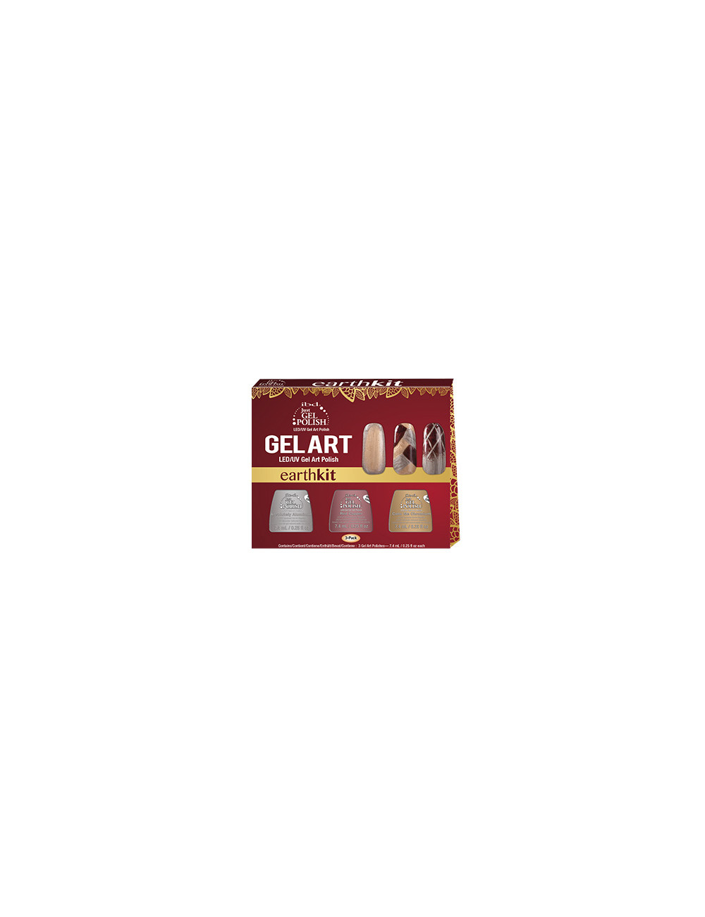 IBD Just Gel Art Kit Earth - 3szt