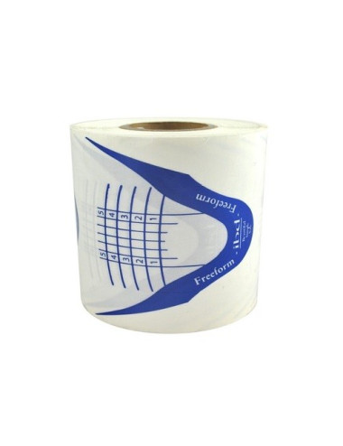 IBD NAIL GEL CLEAR FORMS 250 szt Formy do akrylu IBD 250szt