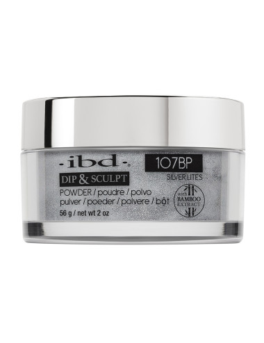 IBD Puder Akrylowy DIP&SCULPT Silver Lites 56g
