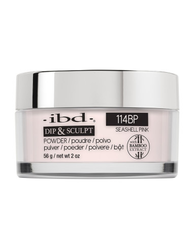 IBD Puder Akrylowy DIP&SCULPT Seashell Pink 56g