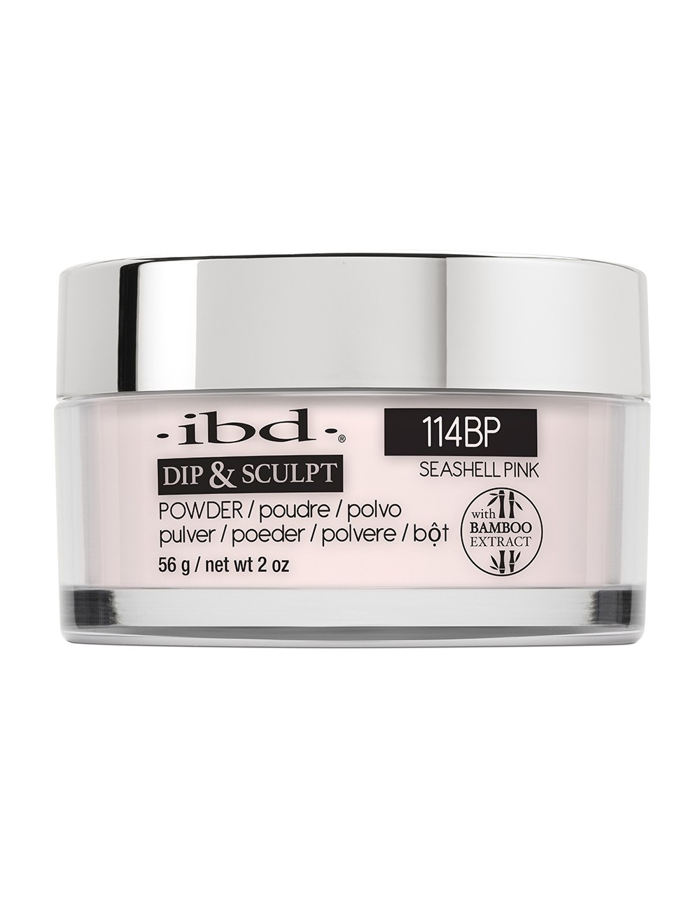 IBD Puder Akrylowy DIP&SCULPT Seashell Pink 56g