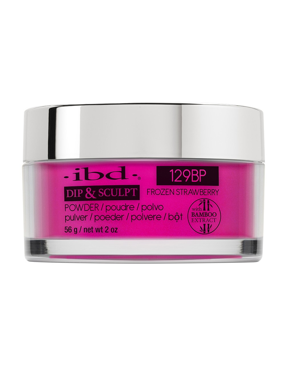 IBD Puder Akrylowy DIP&SCULPT Frozen Strawberry 56g