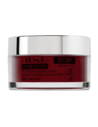 IBD Puder Akrylowy DIP&SCULPT Brandy Wine 56g