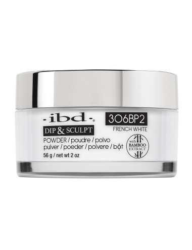 IBD Puder Akrylowy DIP&SCULPT French White 56g