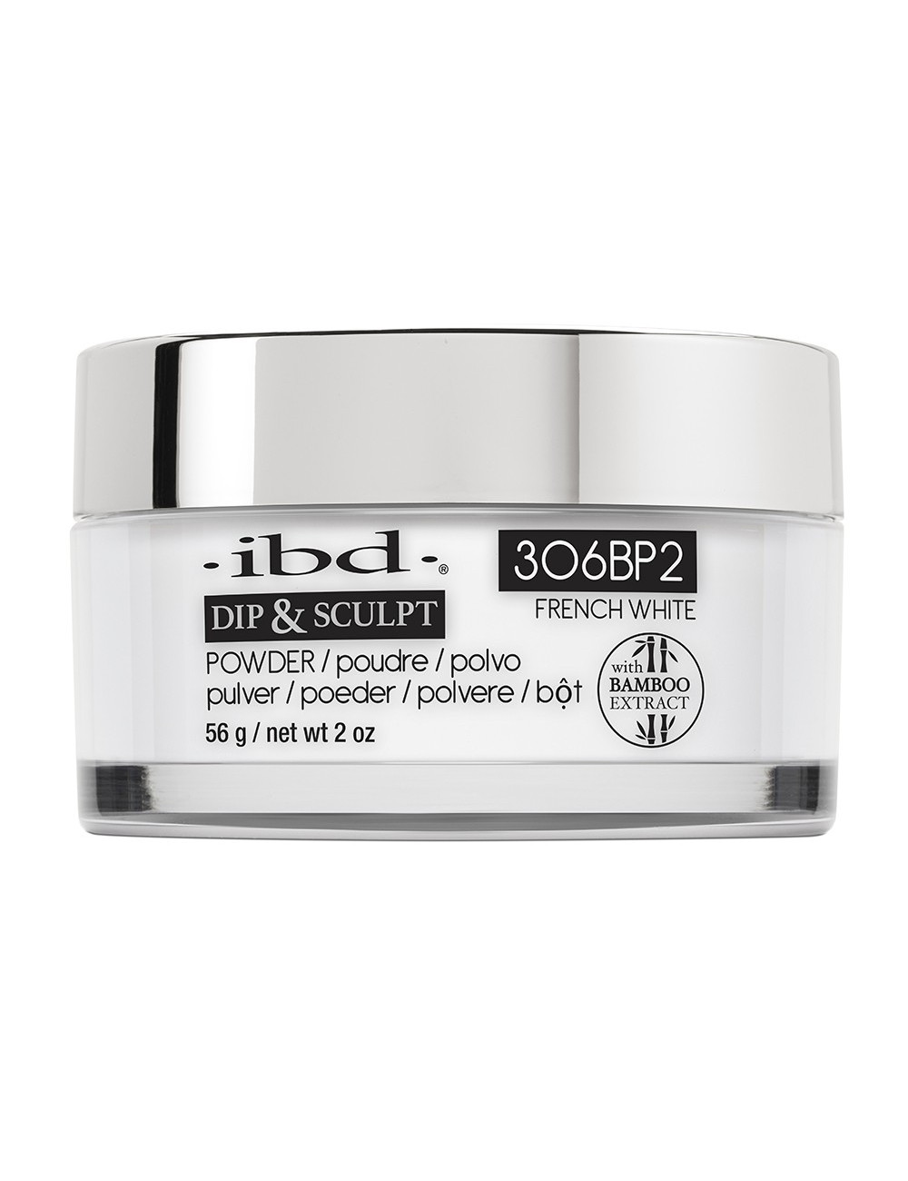 IBD Puder Akrylowy DIP&SCULPT French White 56g
