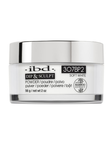 IBD Puder Akrylowy DIP&SCULPT Soft White 56g