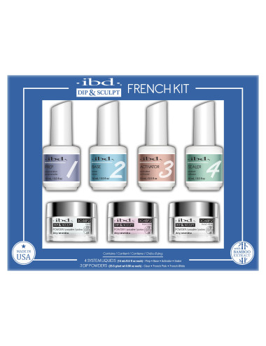 IBD Professional Dip & Sculpt FRENCH KIT zestaw