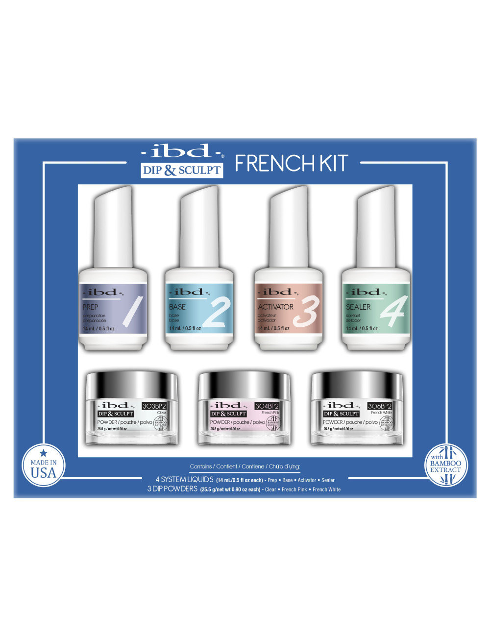 IBD Professional Dip & Sculpt FRENCH KIT zestaw