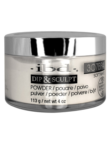 IBD Puder Akrylowy DIP&SCULPT Soft White 113g