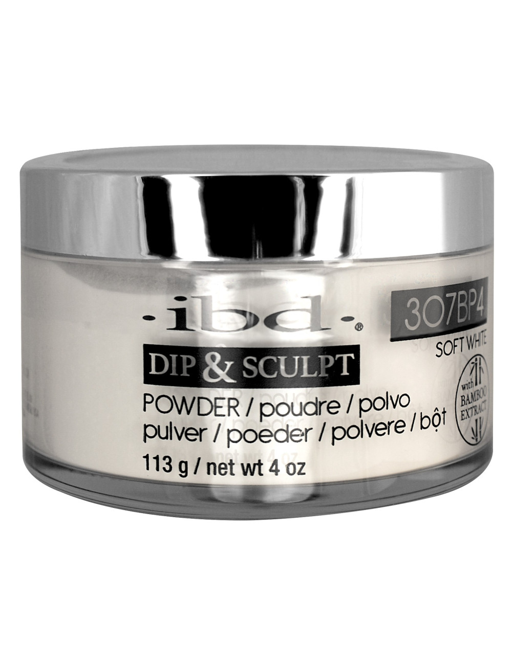 IBD Puder Akrylowy DIP&SCULPT Soft White 113g