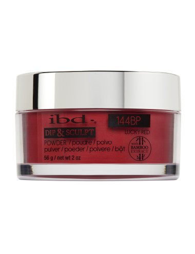 IBD Puder Akrylowy DIP&SCULPT Lucky Red 56g