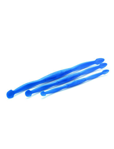 IBD Kopytko Plastkowe Cuticle Pusher ZESTAW 3szt