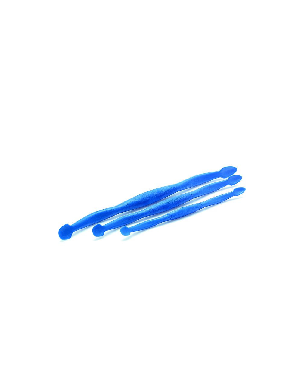 IBD Kopytko Plastkowe Cuticle Pusher ZESTAW 3szt