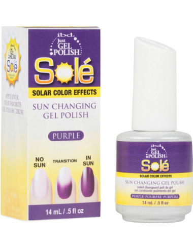 Just Gel IBD SOLE Solar Color Effects PURPLE 14 ml